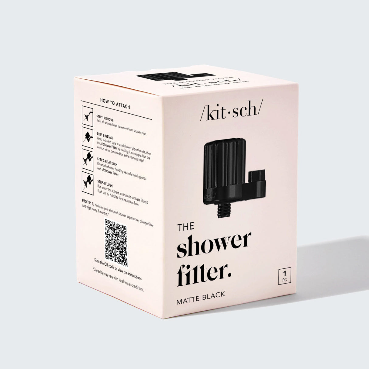 The Shower Filter - Black - HoneyBug 