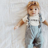 Loved. - Organic Cotton Bodysuit - HoneyBug 