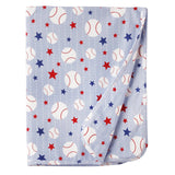 Grand Slam Baseball Bamboo Stroller Blanket for Baby