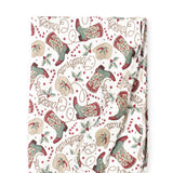 Western Christmas Stroller Blanket – Soft Bamboo Holiday - HoneyBug 
