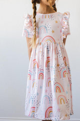 SALE Over the Rainbow S/S Ruffle Twirl Dress