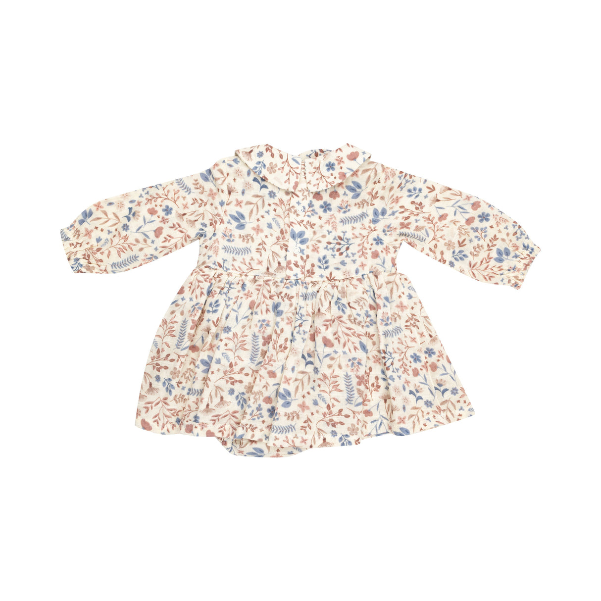 Peter Pan Collar Bubble W/ Skirt - Western Floral