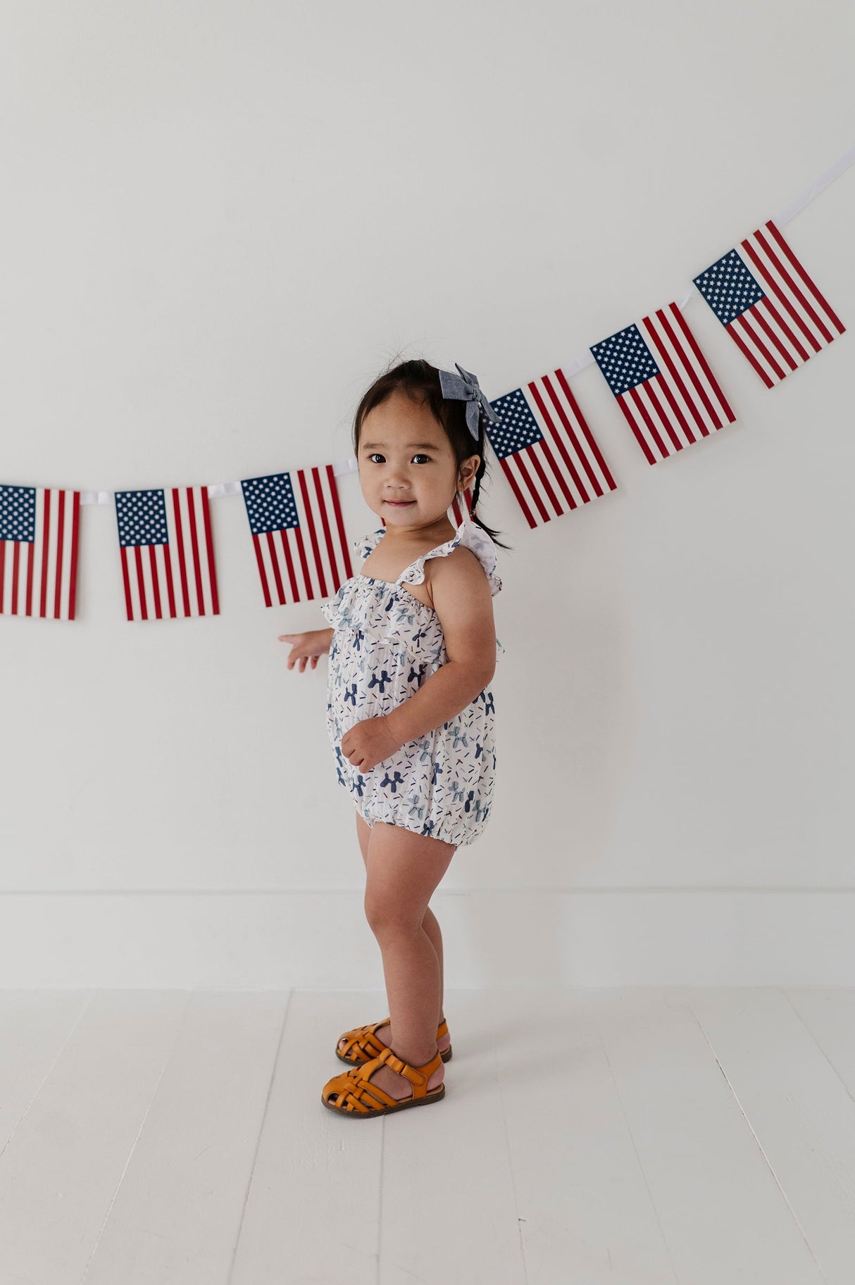 Gauze Bubble Romper - HoneyBug 