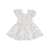 Georgia Floral - Smocked Twirly Dress and Bloomer