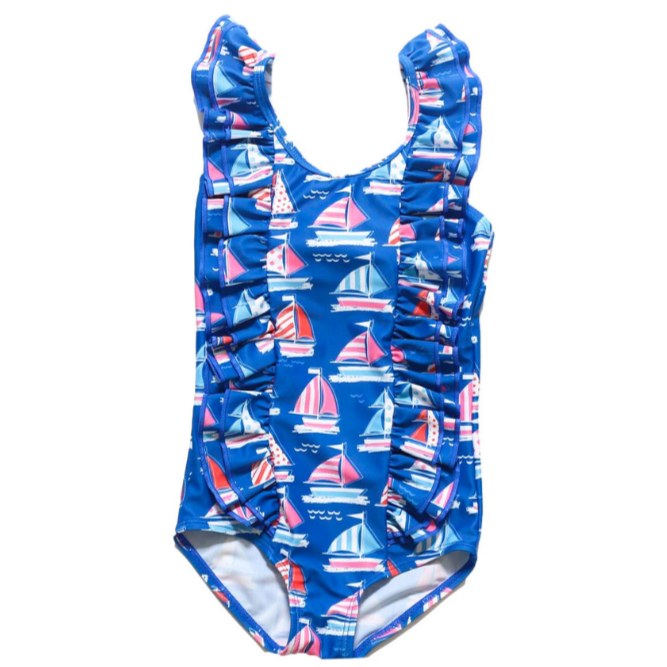 Fair Winds One Piece Swimsuit - HoneyBug 