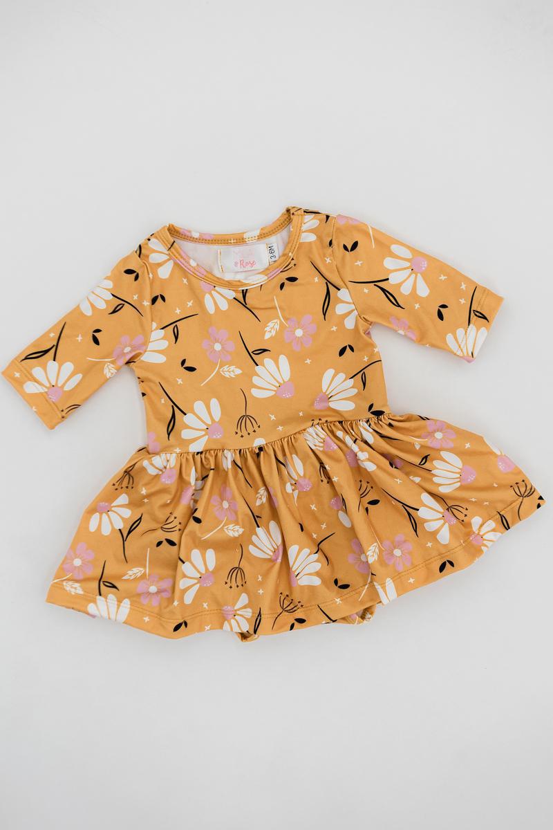 Dandelions in Fall Twirl Bodysuit