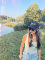 Mother Hat - Embroidered Trucker Hat - Navy - HoneyBug 