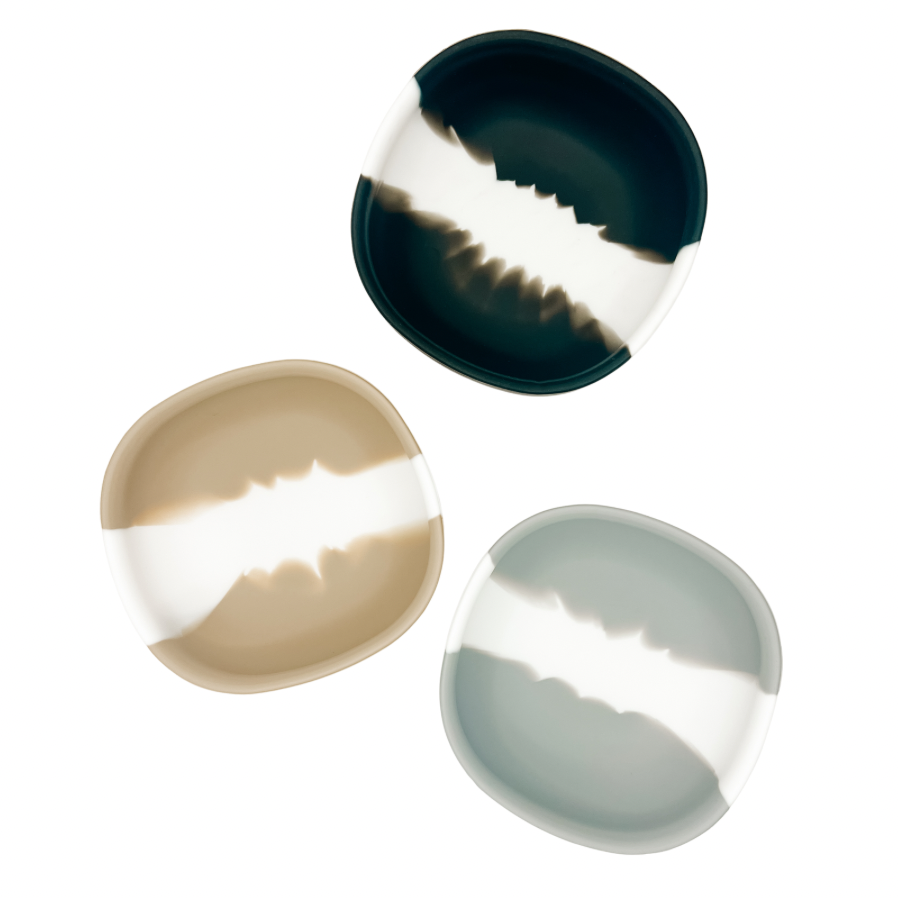 Dip Dye Square Suction Bowl