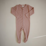Zipper Pajama - Blush