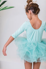 Sage 3/4 Tutu Leotard