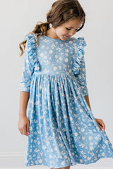 Bluebell 3/4 Ruffle Twirl Dress