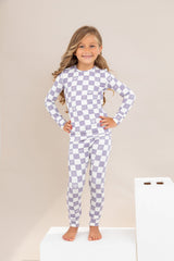 Pajama Set - Check It Out - Lavender