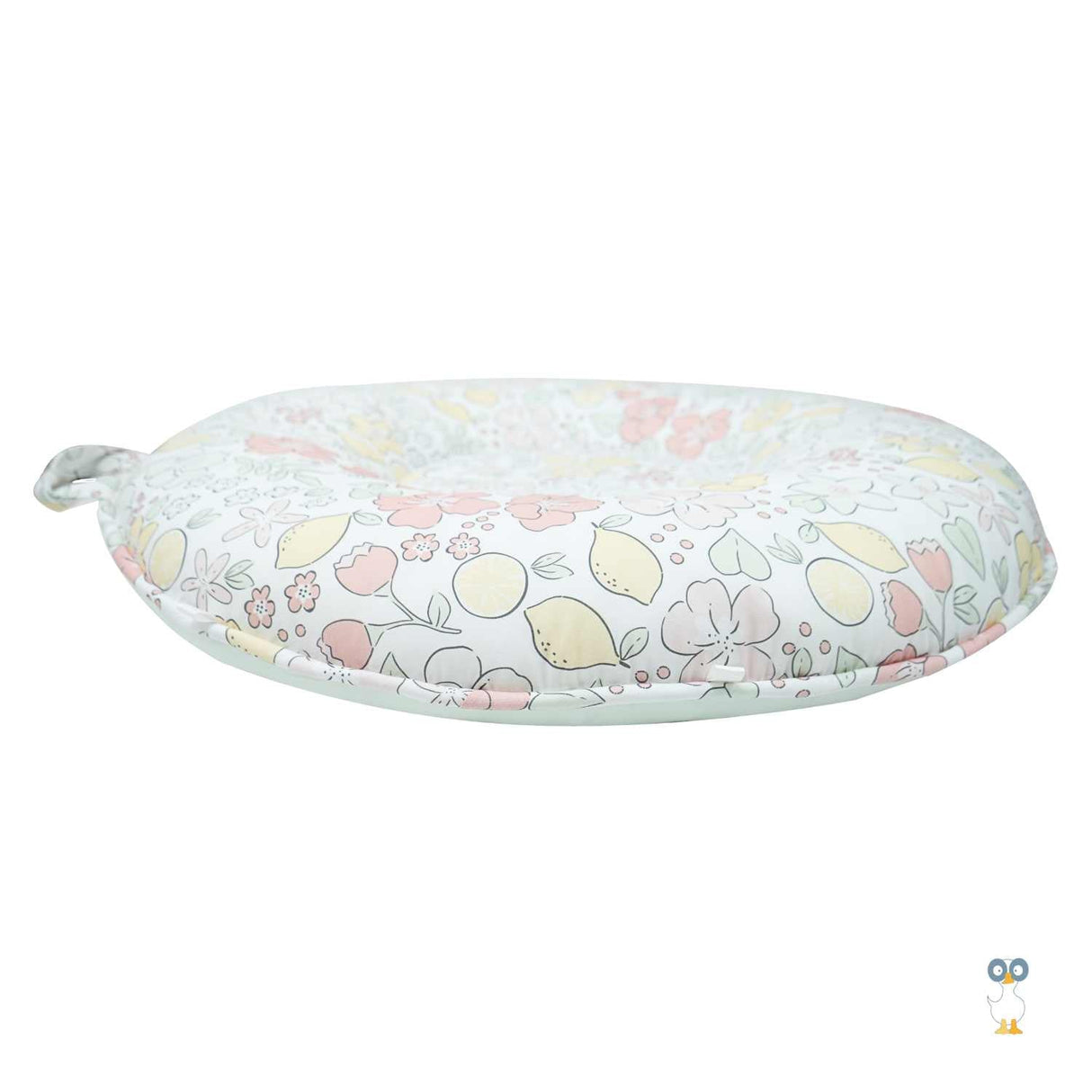 Lemon Aqua Glass Floor Cushion - HoneyBug 