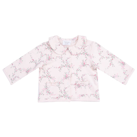 Tweed Style Jacket with Bow Pockets - HoneyBug 