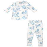 Tmh Set With Roll Over Cuff Pant - Farm Toile