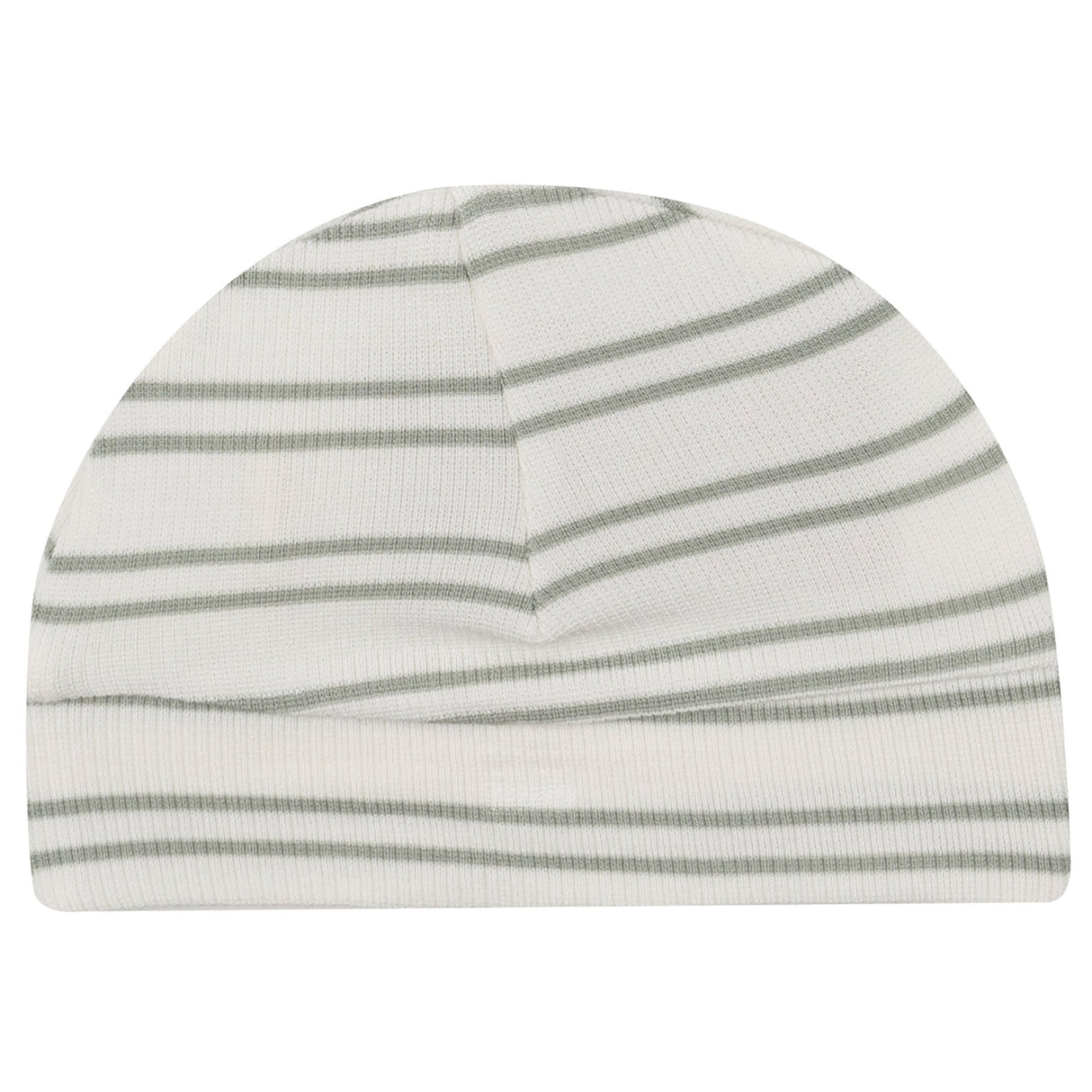 Beanie Hat - Modal Rib Stripe - Desert Sage