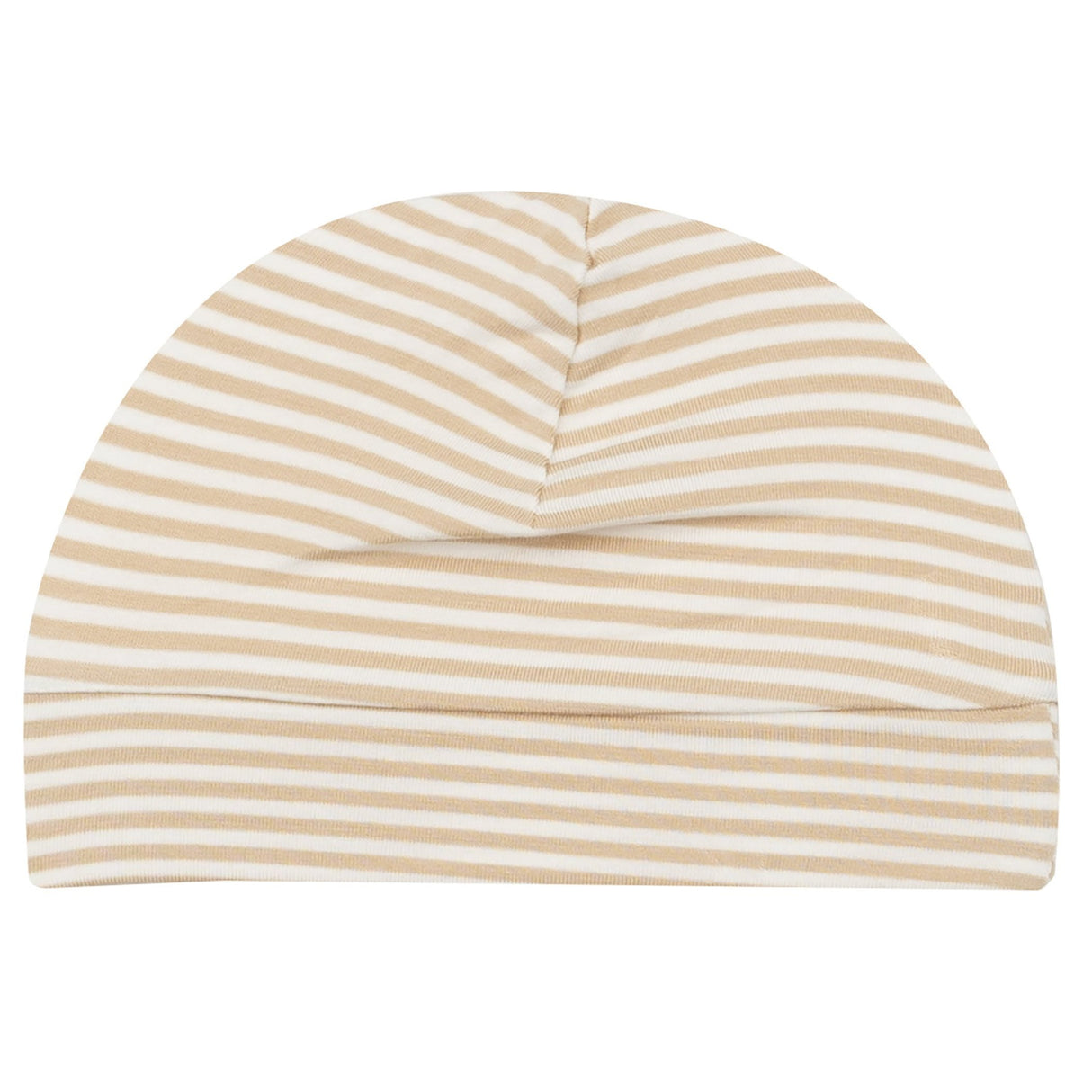 Beanie Hat - Beige Stripe