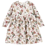 Western Christmas Girls Dress – Soft Bamboo Holiday Style - HoneyBug 