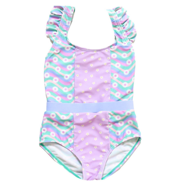 Beachside Bliss One Piece Swimsuit - HoneyBug 