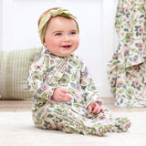 Garden Blooms Bamboo Zipper Romper - HoneyBug 