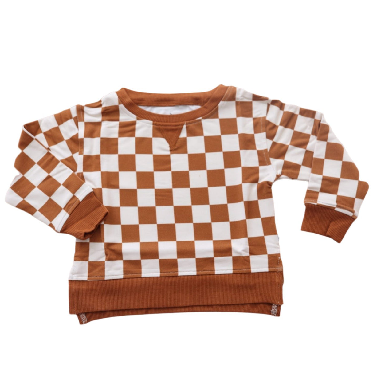 COPPER CHECKERS DREAM PULLOVER