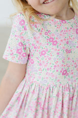 Blooming Beauty S/S Pocket Twirl Dress