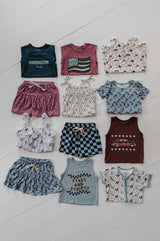 Gauze Bubble Romper - HoneyBug 