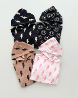 Hooded Bubble Romper  | Mocha Bolts - HoneyBug 