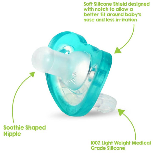 Ethan Penguin Paci/Teether Holder - JollyPop Pacifier - HoneyBug 