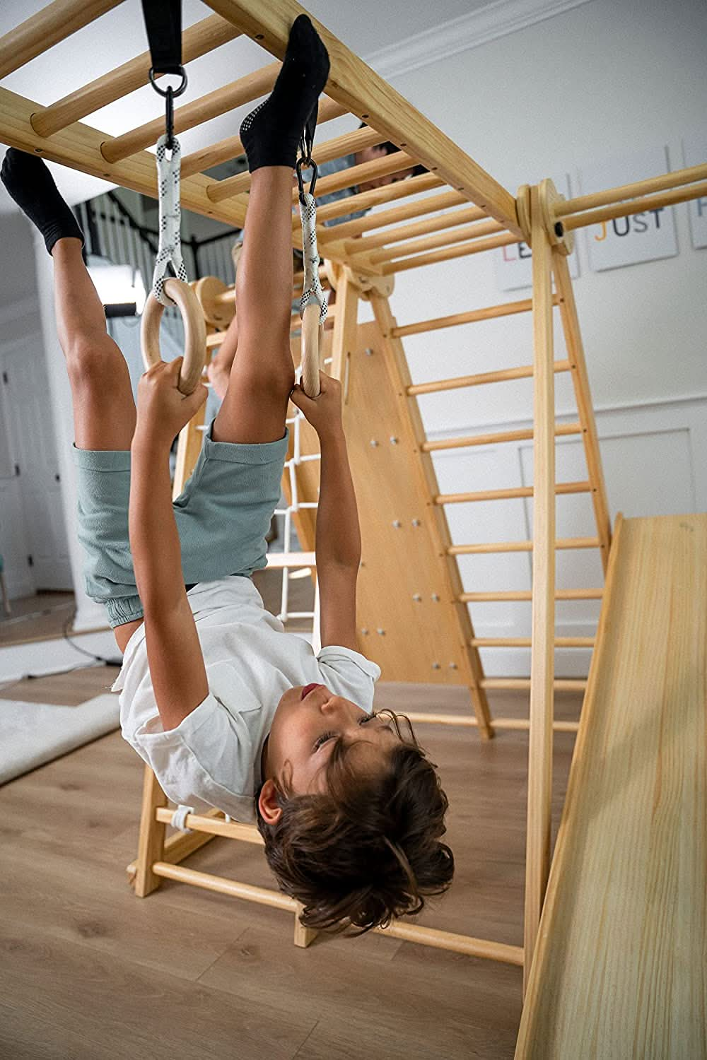 Chestnut - 8-in-1 Indoor Jungle Gym for Toddlers