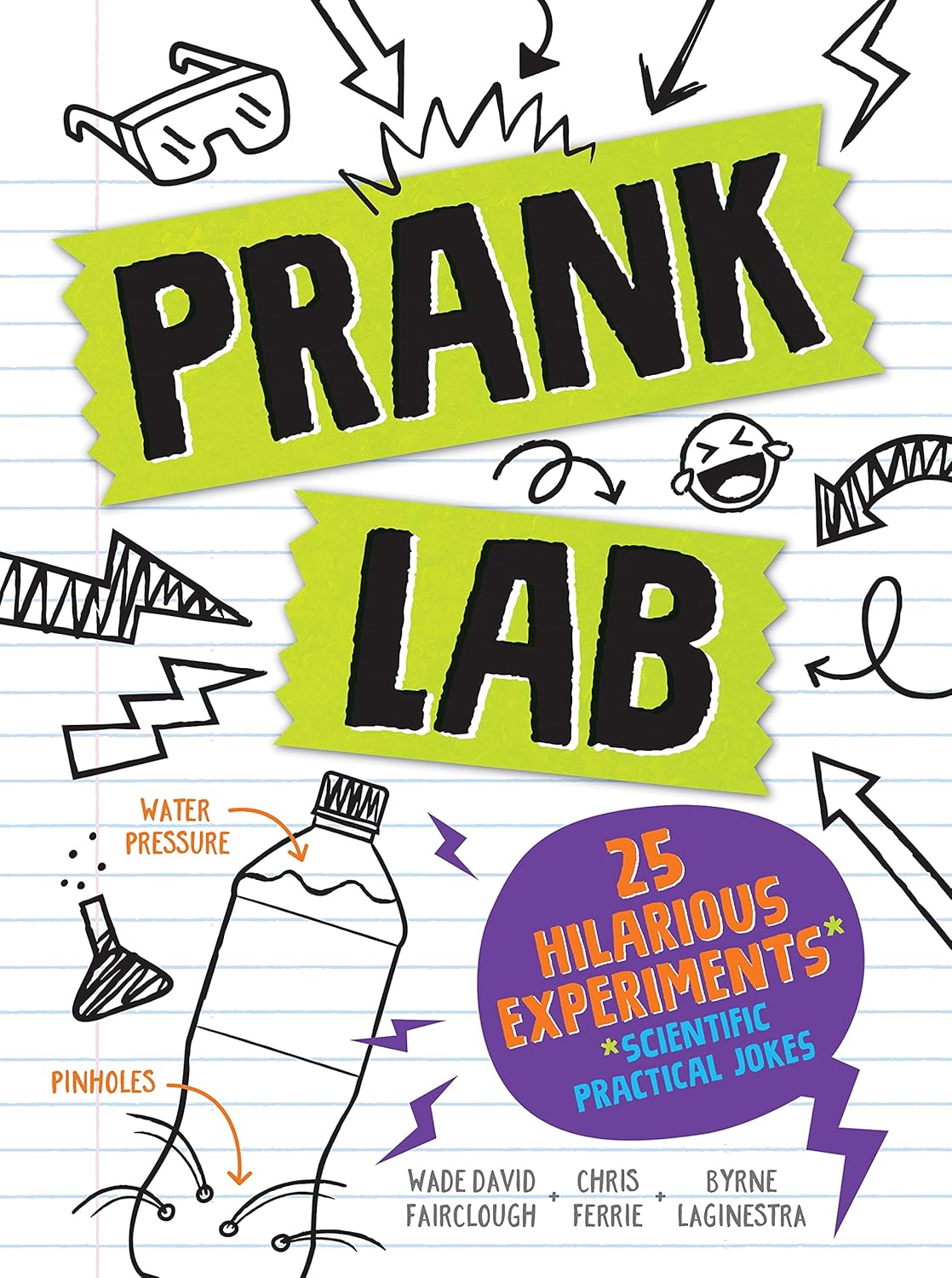 Pranklab: 25 Hilarious Scientific Practical Jokes for Kids - HoneyBug 