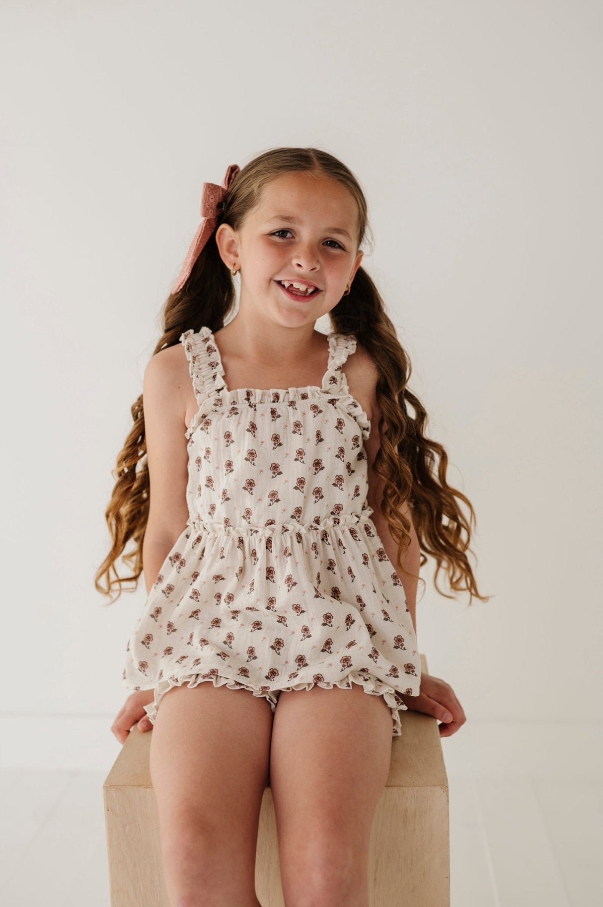 Ruffle Gauze Tank