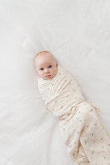 Cotton Muslin Swaddle Blanket - Sage Bird