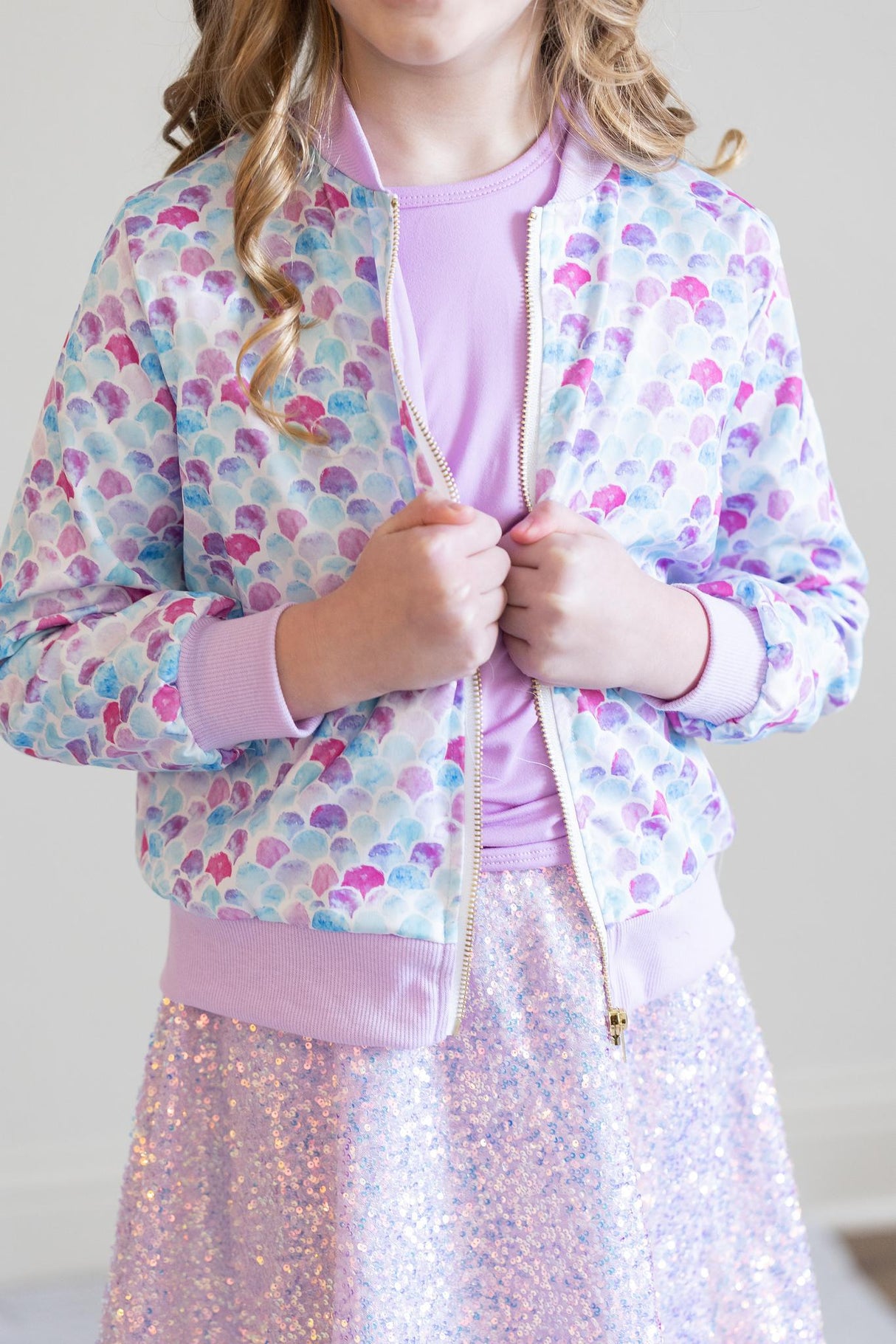 Mermaid Scales Satin Jacket