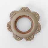 Garden Party Teether Collection - Silicone & Beechwood Flower
