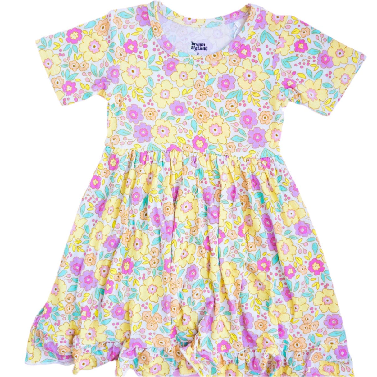 BLOOMIN' WILDFLOWERS DREAM RUFFLE DRESS