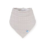 Cotton Muslin + Fleece Bandana Bib 4 Pack - Mauve Stripe - HoneyBug 