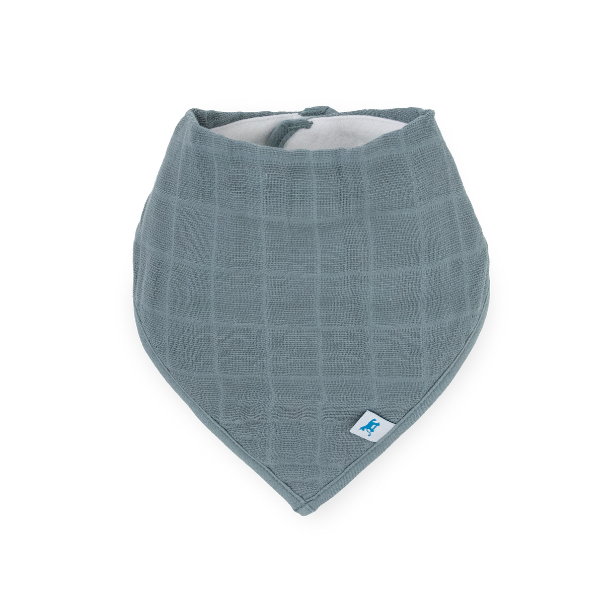 Cotton Muslin + Fleece Bandana Bib 4 Pack - Sea - HoneyBug 