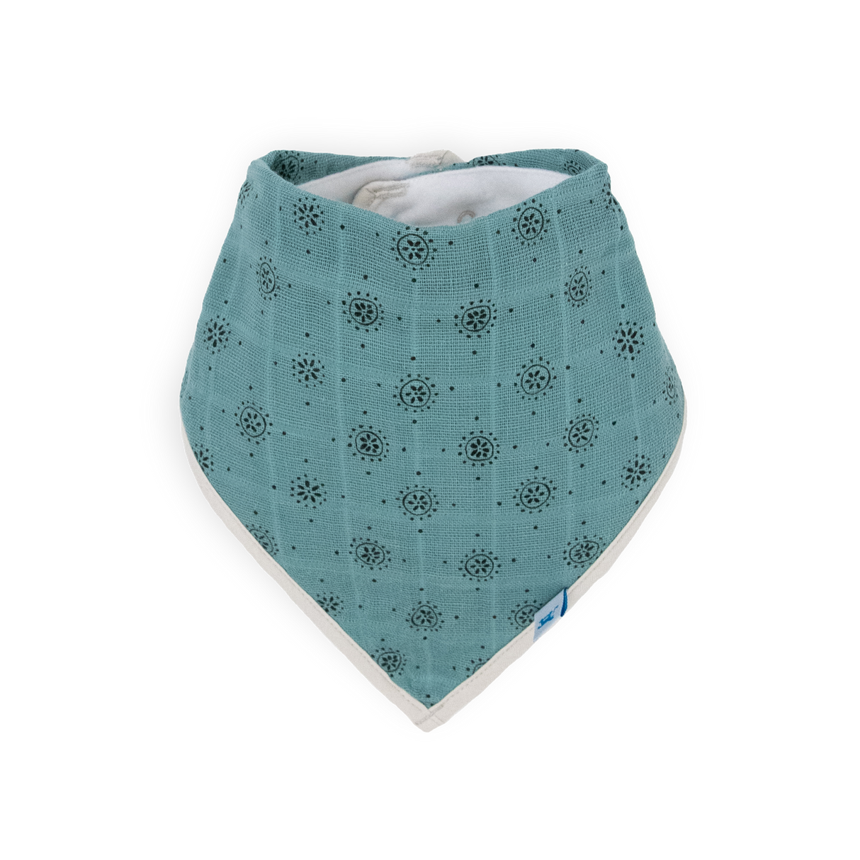 Cotton Muslin + Fleece Bandana Bib 4 Pack - Wallflower