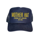 Mother Hat - Embroidered Trucker Hat - Navy - HoneyBug 