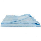 Luxury Satin Border Blanket - Blue