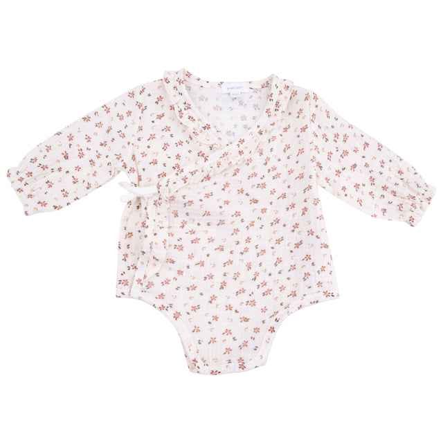 Long Sleeve Kimono Bodysuit - HoneyBug 