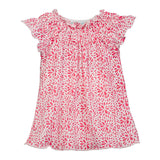 Ruched Tunic Set - Splashes on White - HoneyBug 