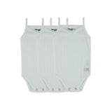 Ribbed White, Boy (Three Pack) - HoneyBug 