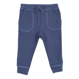 Jogger with Varsity Stripes - Varsity Vintage Indigo - HoneyBug 