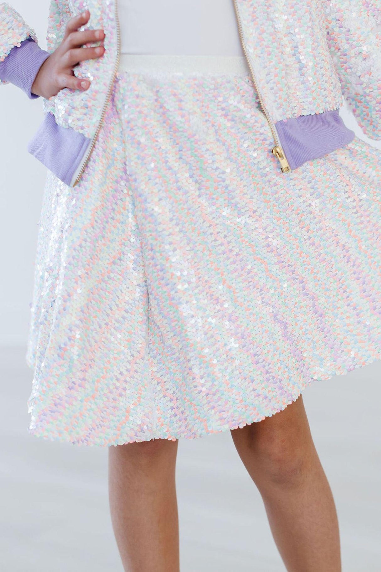 Unicorn Flip Sequin Twirl Skirt