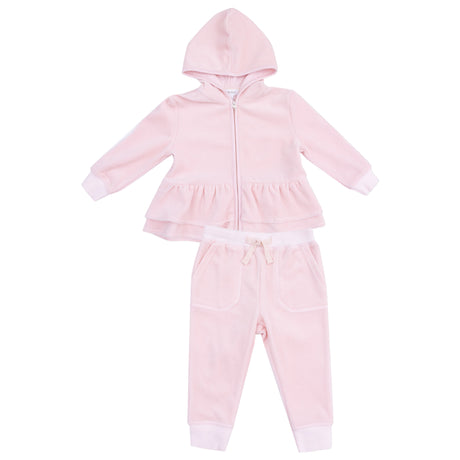 Zip Peplum Hoodie + Jogger - HoneyBug 