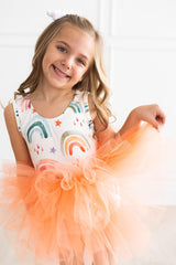 Tonal Rainbow Tank Tutu Leotard