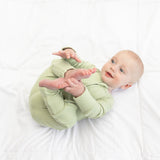 ZIP ROMPER - Pistachio Ribbed