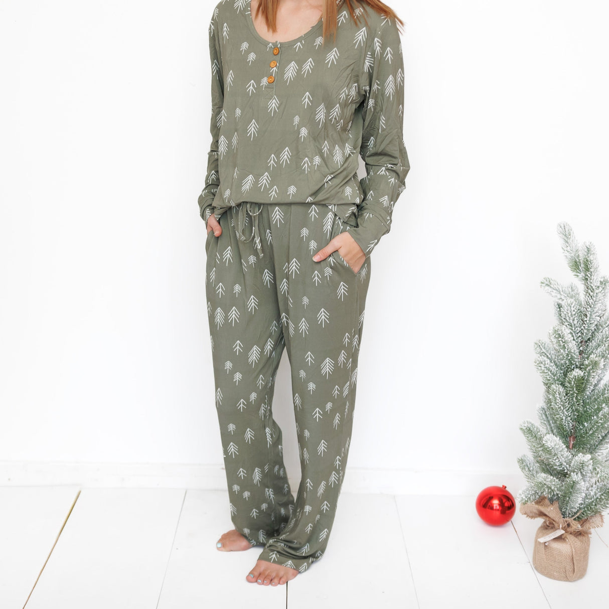 WOMEN'S PAJAMA SET- Trees